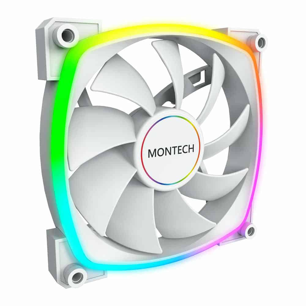 Montech AX140 PWM White 140mm ARGB Case Fan